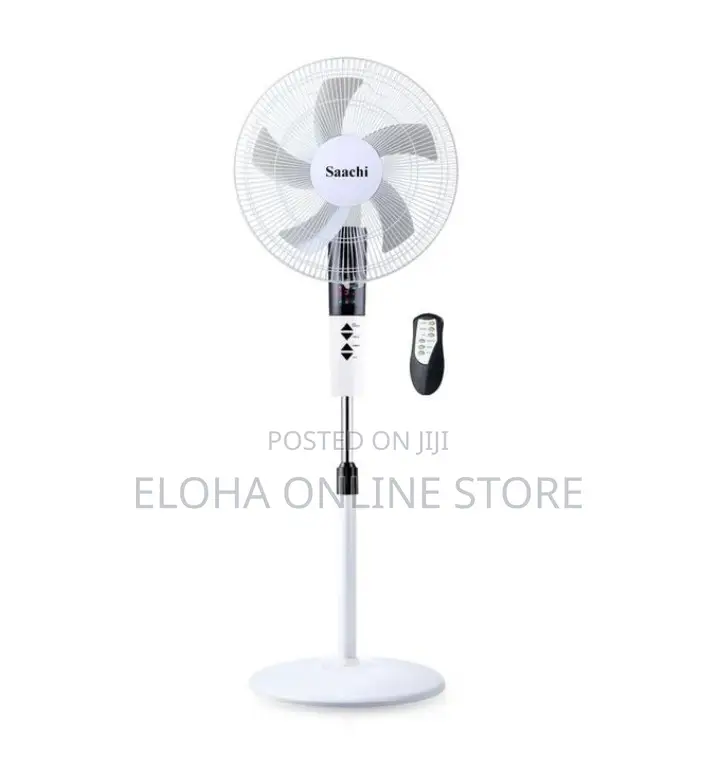 Saachi 16 Inch Stand Fan With Remote