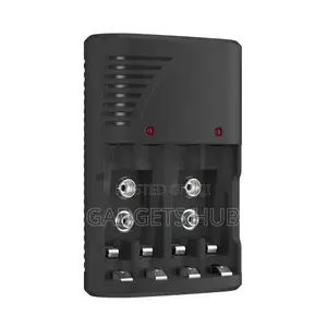 Slots Battery Charger for 2 or 4pcs 1.2V AA/AAA 9v Battery