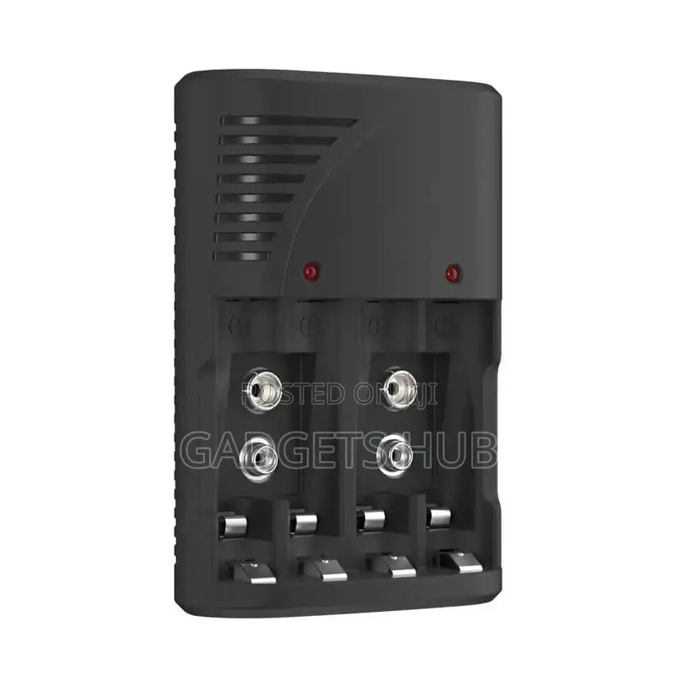 Slots Battery Charger for 2 or 4pcs 1.2V AA/AAA 9v Battery