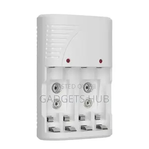 Slots Battery Charger for 2 or 4pcs 1.2V AA/AAA 9v Battery