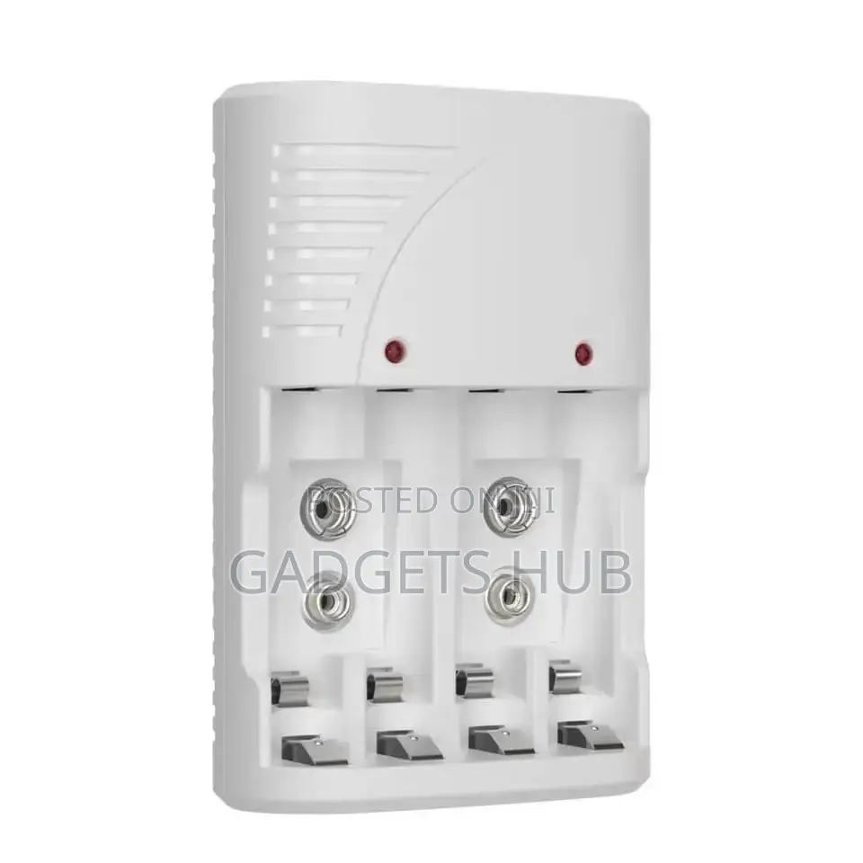 Slots Battery Charger for 2 or 4pcs 1.2V AA/AAA 9v Battery