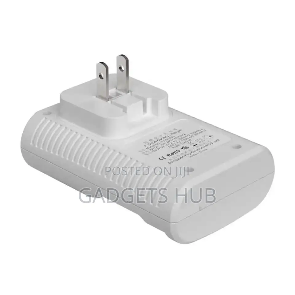 Slots Battery Charger for 2 or 4pcs 1.2V AA/AAA 9v Battery