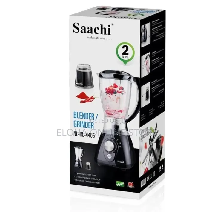 2 in 1 Saachi Blender Grinder