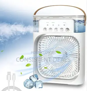 Portable Fan Air Cooler With Humidifier