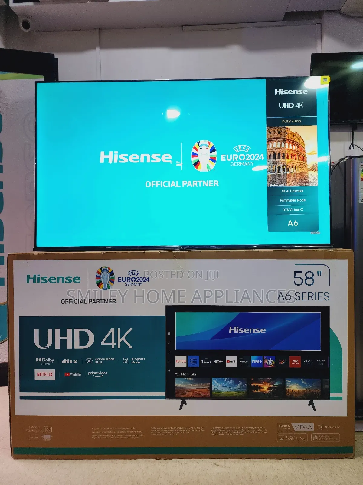 Brand New Hisense A6 Series 58inches Smart Tv at 20% Discount