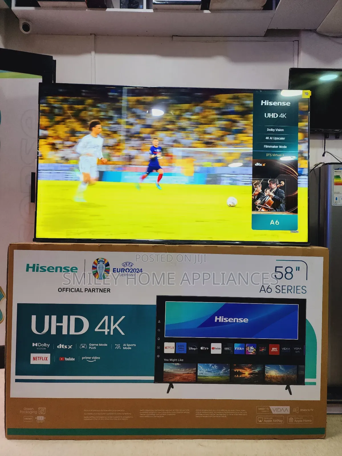 Promotional Sale on Hisense Uhd4k A6series Smart 58inches Tv