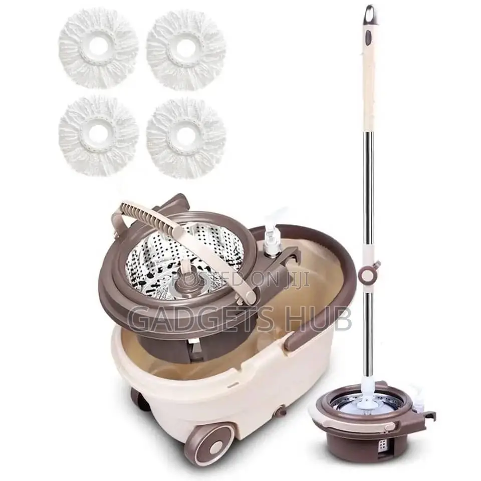 360 Degree Rotating Magic Mop and Bucket Set for Cleaning