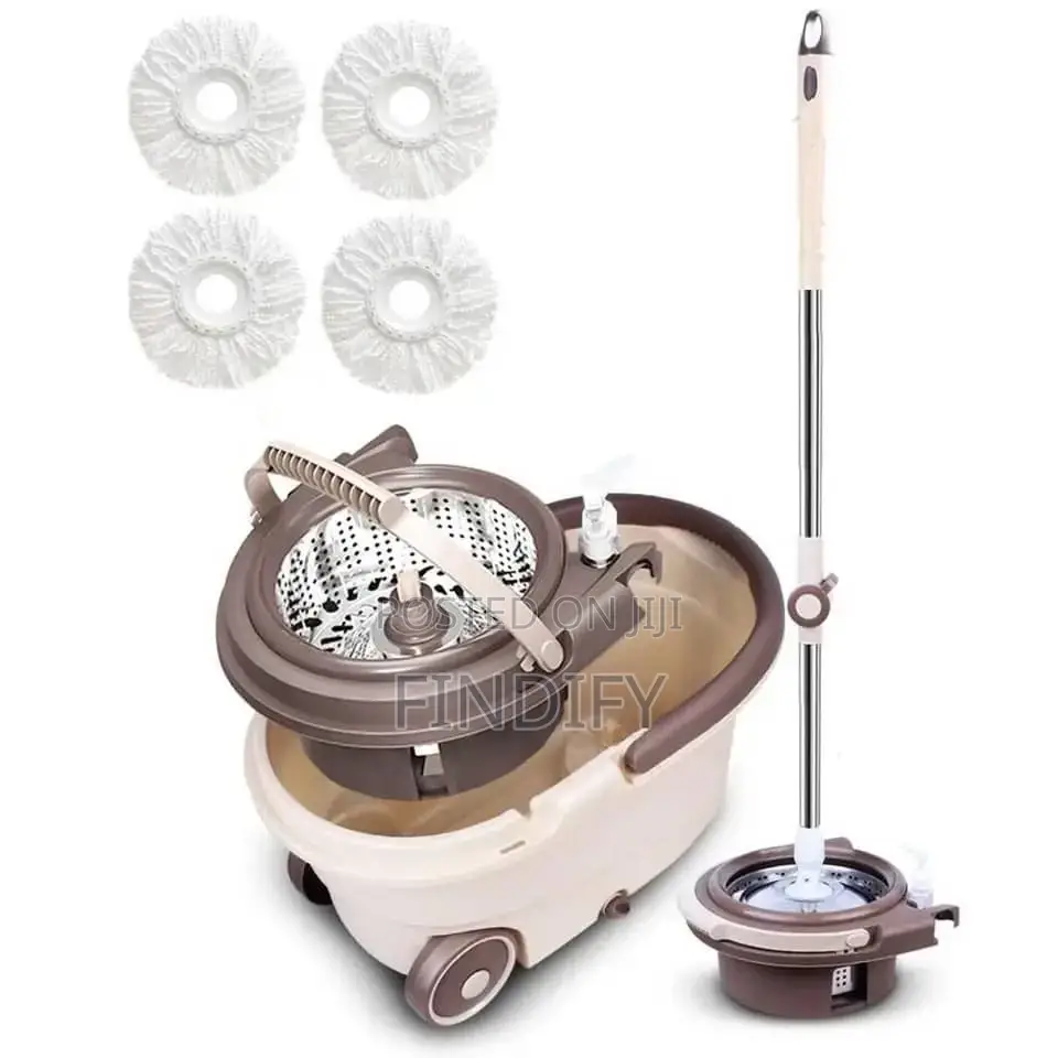 360 Degree Rotating Magic Mop and Bucket Set for Cleaning