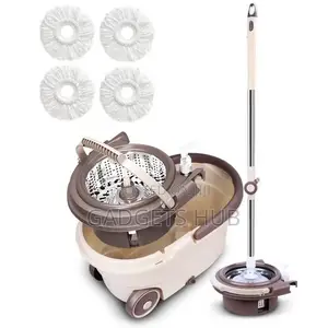 360 Degree Rotating Magic Mop and Bucket Set for Cleaning