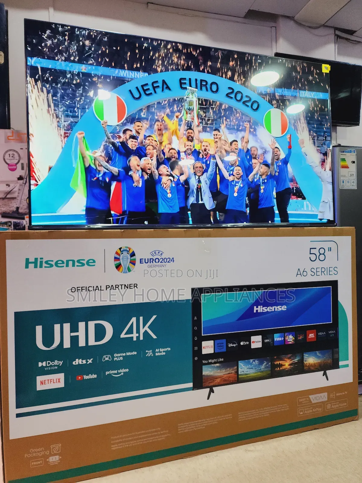 20% Price Discount on Hisense 58inches Uhd4k A6series Tv