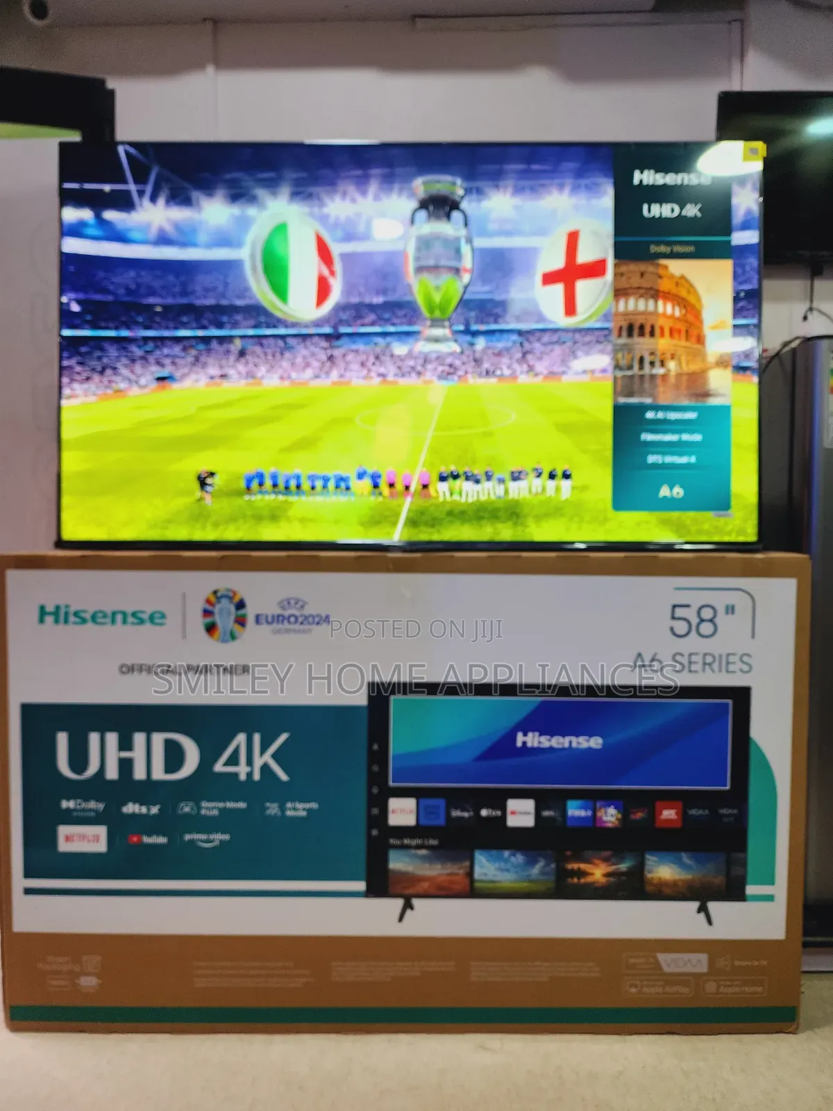 New Look Hisense 58inches Uhd4k A6 Series Smart Tv