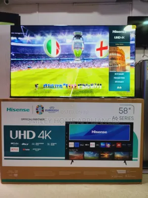 New Look Hisense 58inches Uhd4k A6 Series Smart Tv