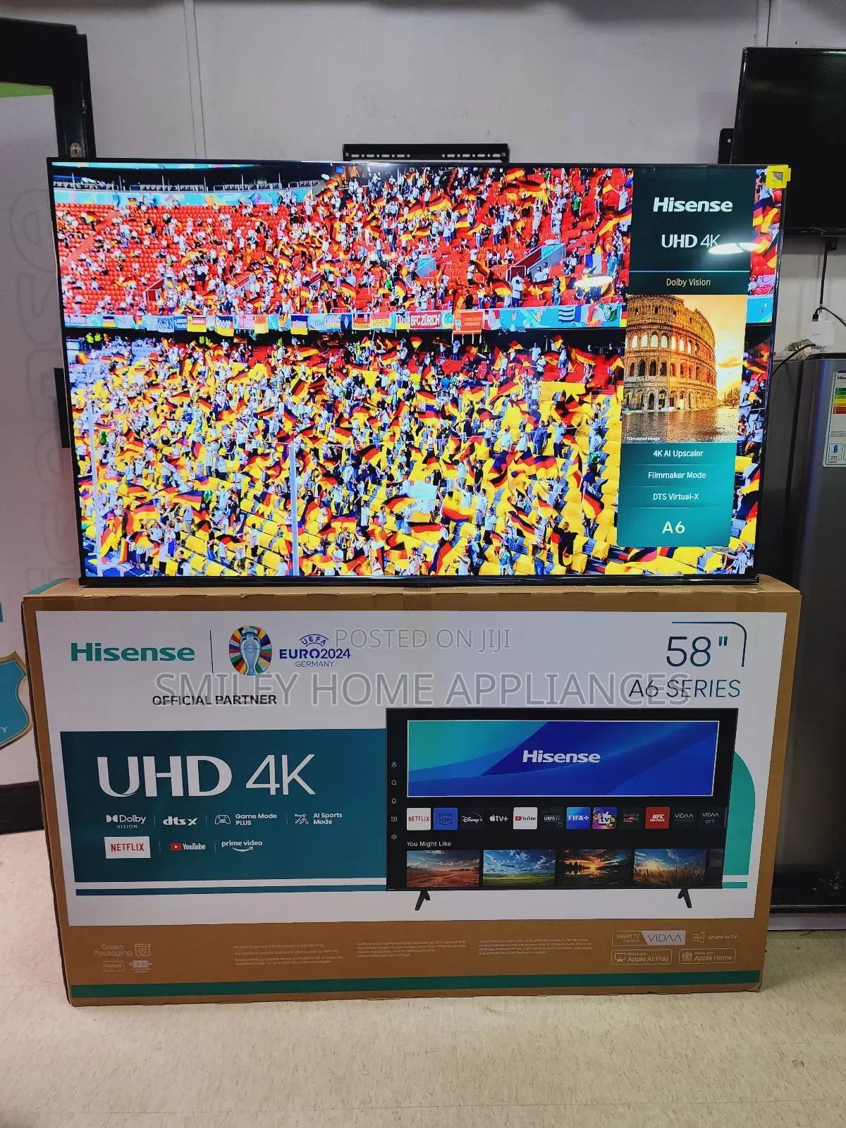 New Look Hisense 58inches Uhd4k A6 Series Smart Tv