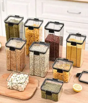 Plastic Transparent Plain Storage Box Tins Containers