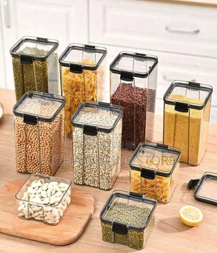 Plastic Transparent Plain Storage Box Tins Containers