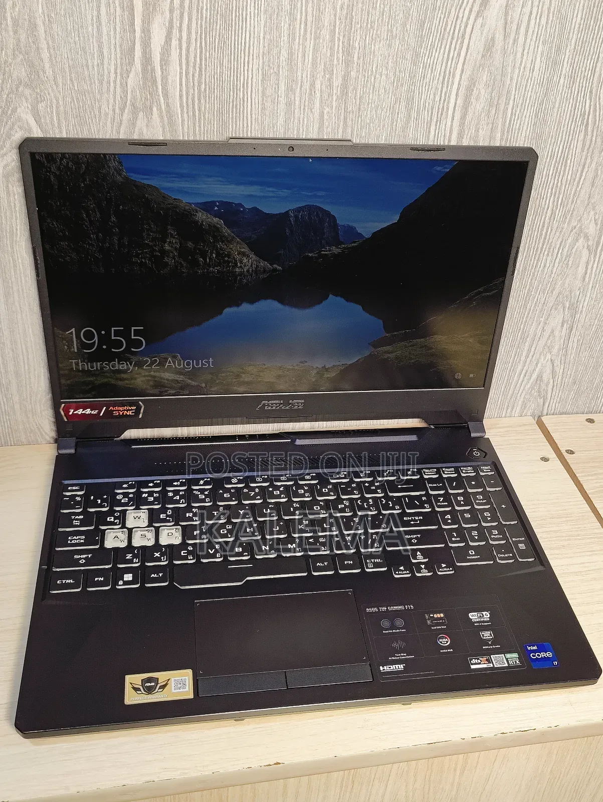 Laptop Asus TUF Dash F15 16GB Intel Core i7 SSD 512GB