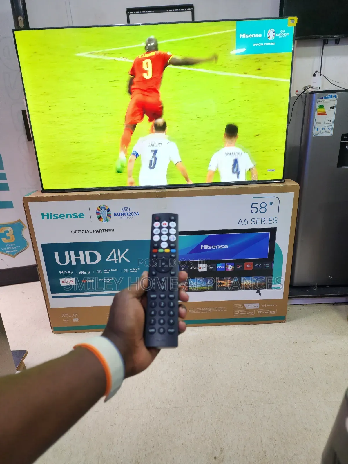 Promotional Sale on Hisense 58inches Uhd4k A6series Vidaa Tv