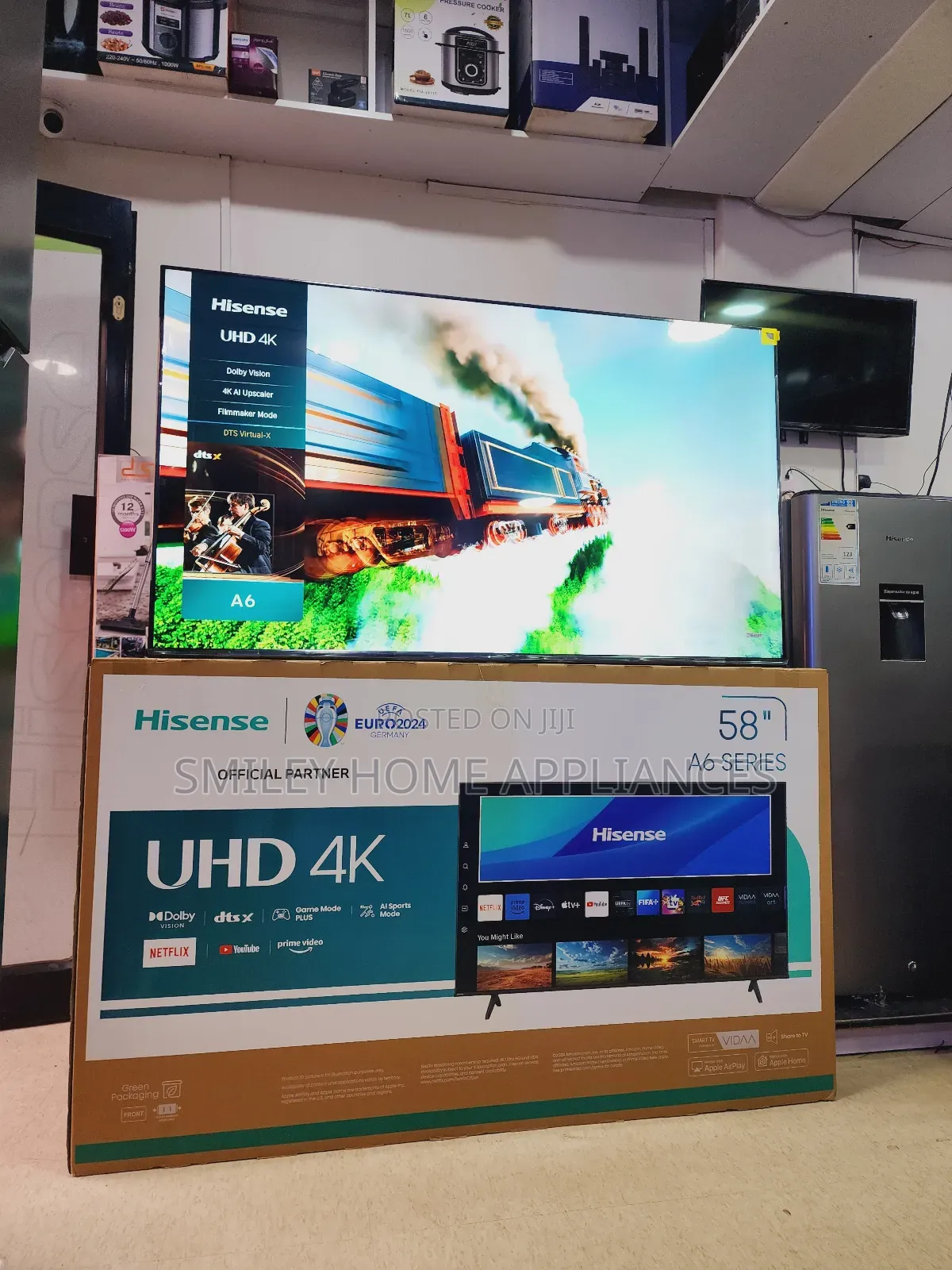 Hisense Uhd4k Vidaa Smart Tv 58inches A6 Series at Discount