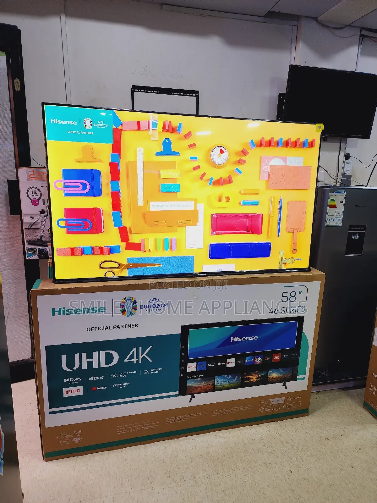 Discounted Sales on Hisense 58inches A6series Smart Tv