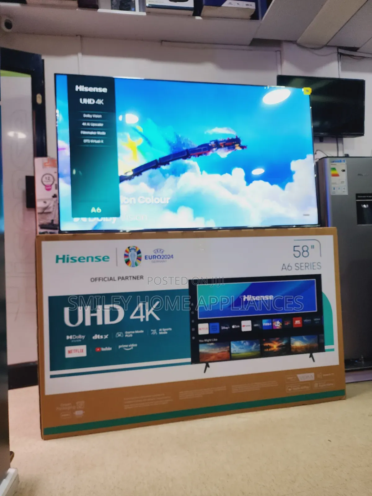 Discounted Sales on Hisense 58inches A6series Smart Tv