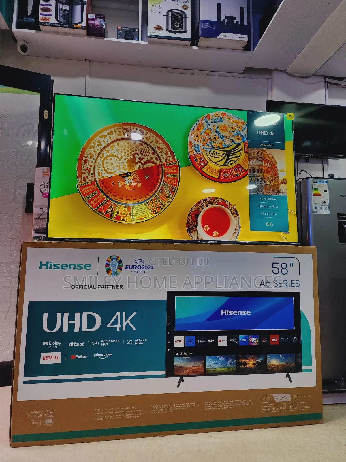 20% Discount Price for Hisense 58inches A6 Series Vidaa Tv