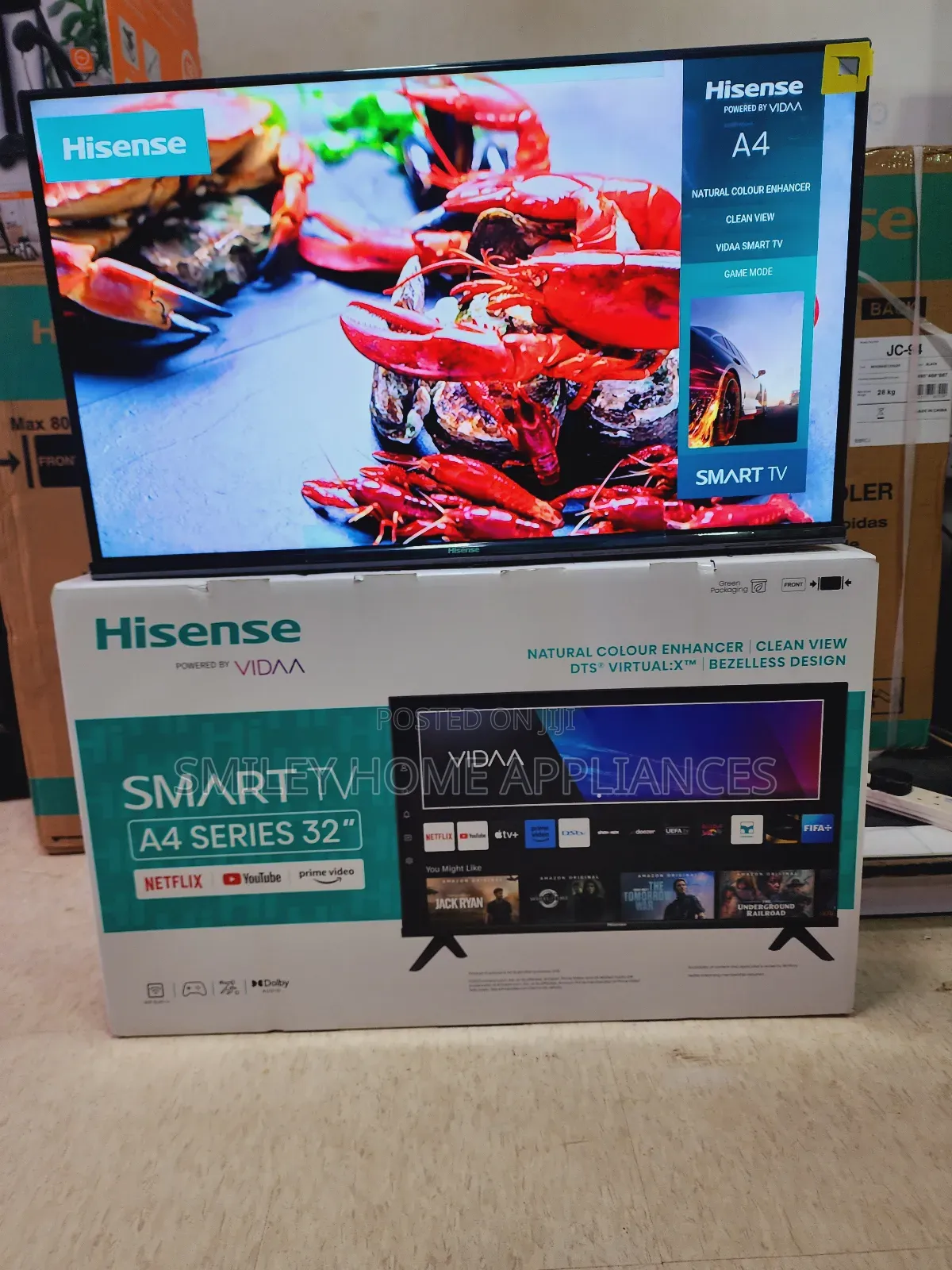 Flameless Vidaa 32inches Hisense