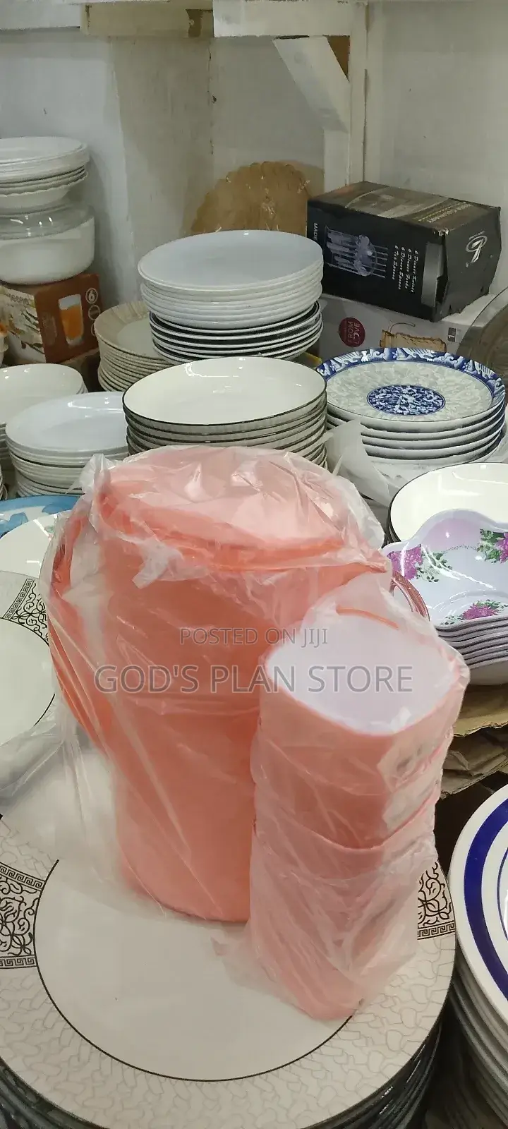 Plastic Jug With Glasses