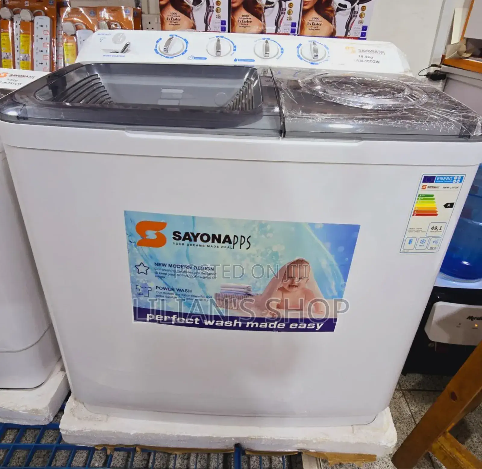 Sayonaapps 10kgs Washing Machine With Dryer