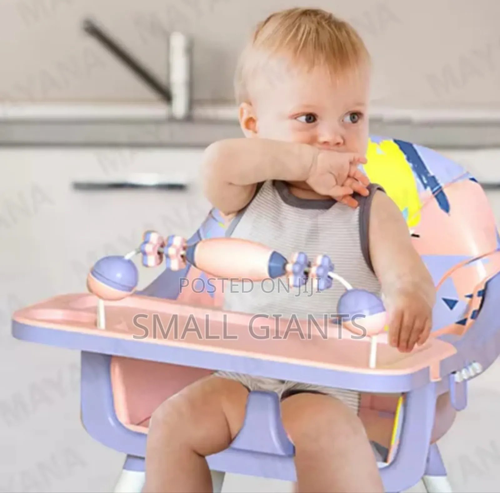 3 in 1 Multifunctional Adjustable Painted Baby High Chair