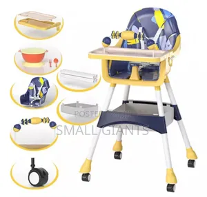 3 in 1 Multifunctional Adjustable Painted Baby High Chair