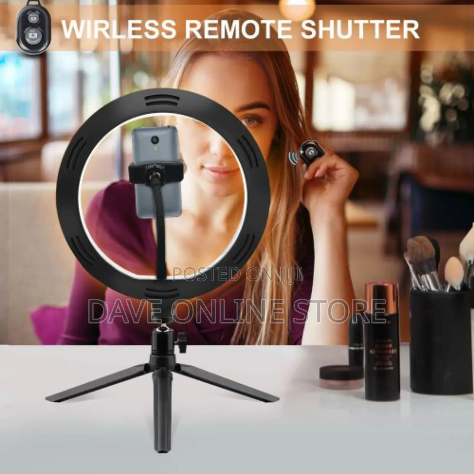 10.2 Inch Ring Light LED Camera Selfie for Video Photography