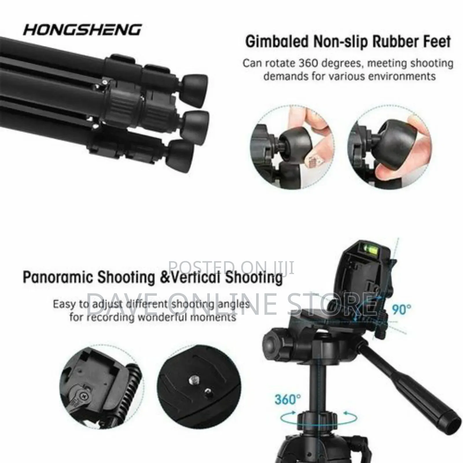 Tripods Stand Selfie Sticks 1.7m DSLR Camera Tripods