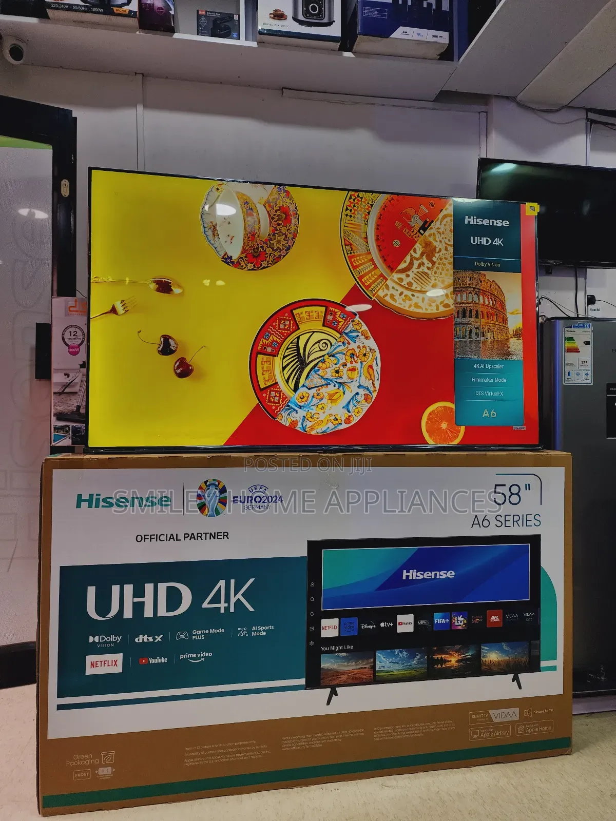 20% Discounted Sales on 58inches Uhd4k Hisense A6 Smart Tv
