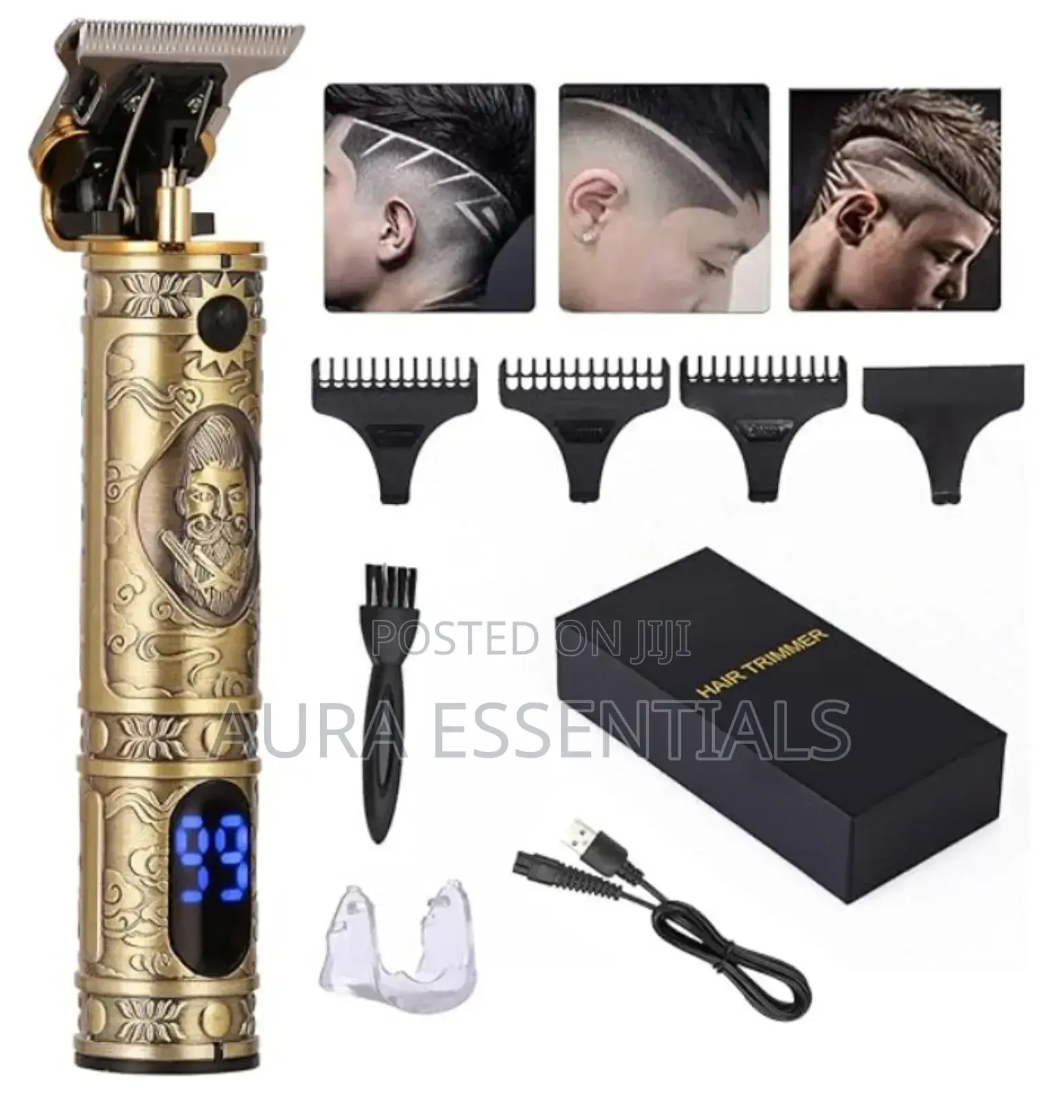 Metal Zero Pitch Professional Hair Clipper