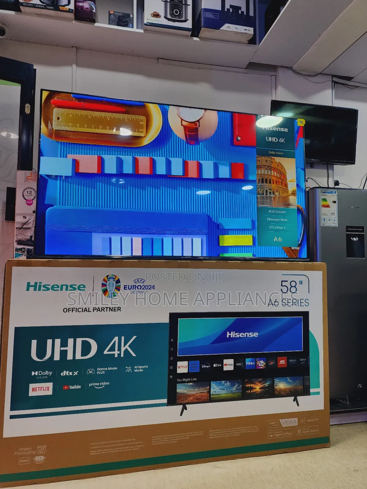 Hisense 58inches Uhd4k A6series Smart Tv at 20% Discount Sale