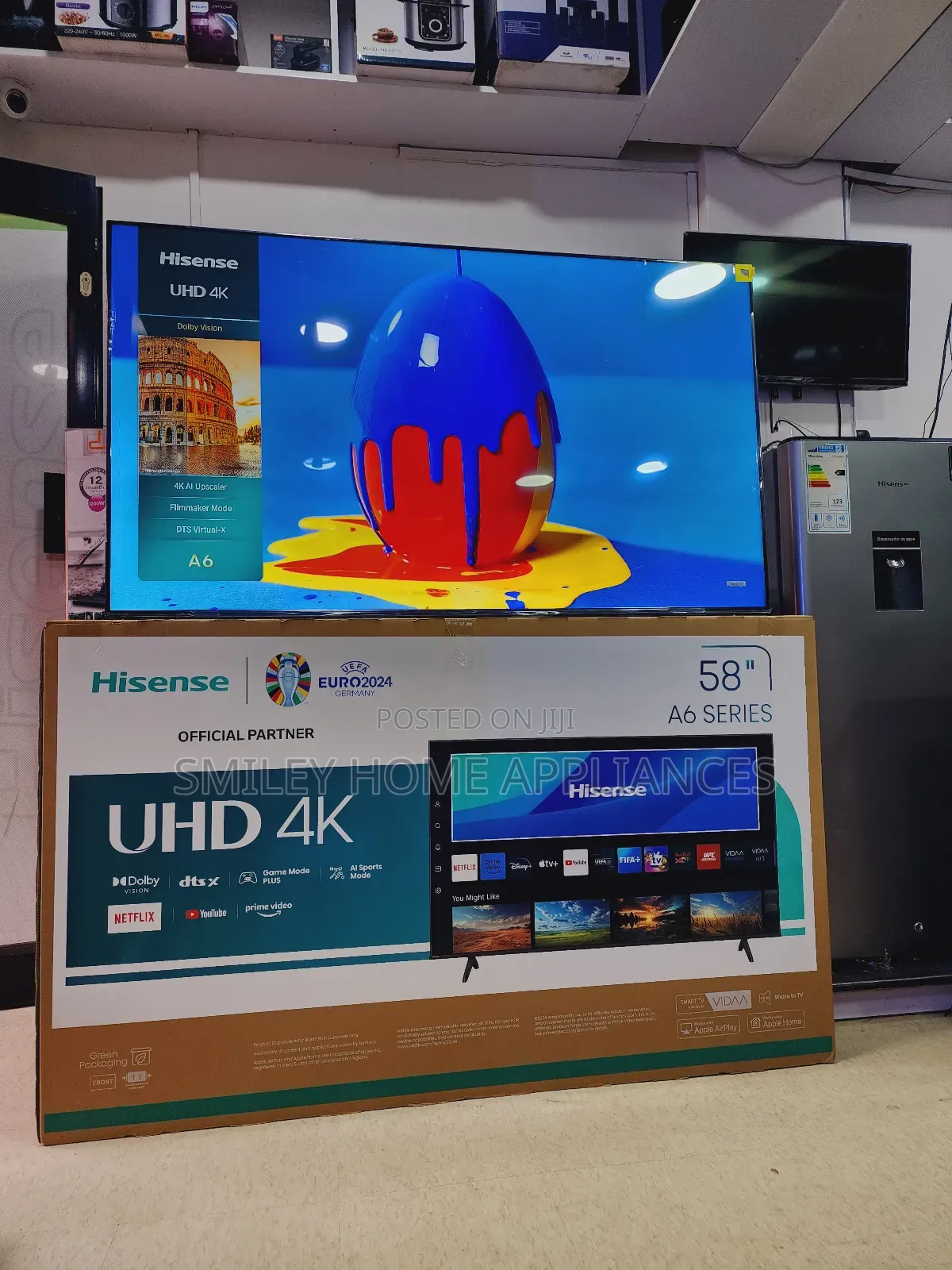 New Original Hisense 58inches Smart Tv