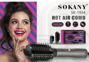 New Fashion Sokany Rotating Hairdryer Hot Air Comb