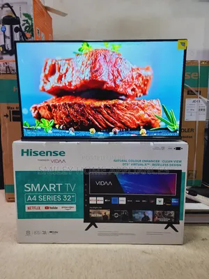 New Flameless Hisense 32inches Smart Tv