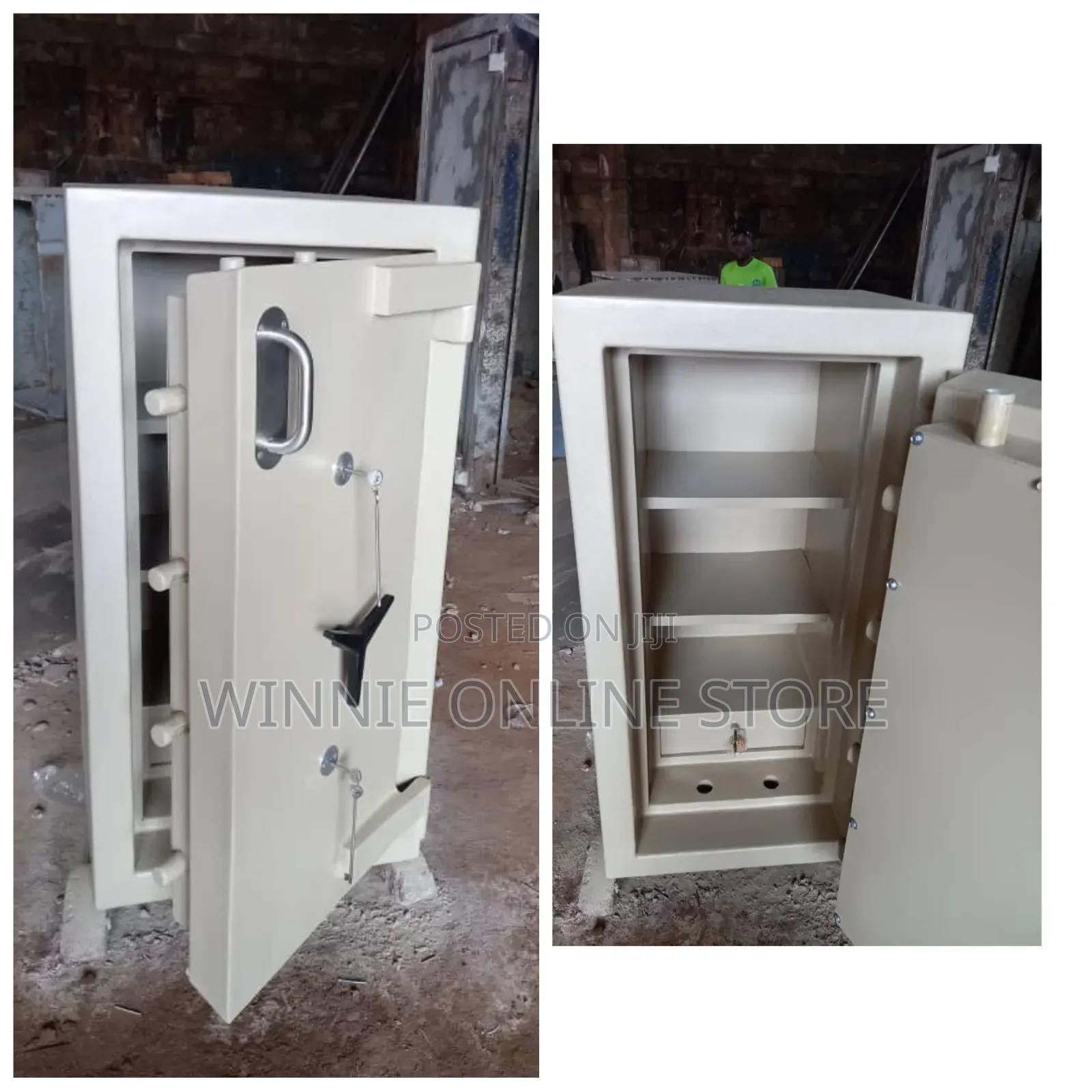 Double Locks Safety Water And Fire Proof Safe