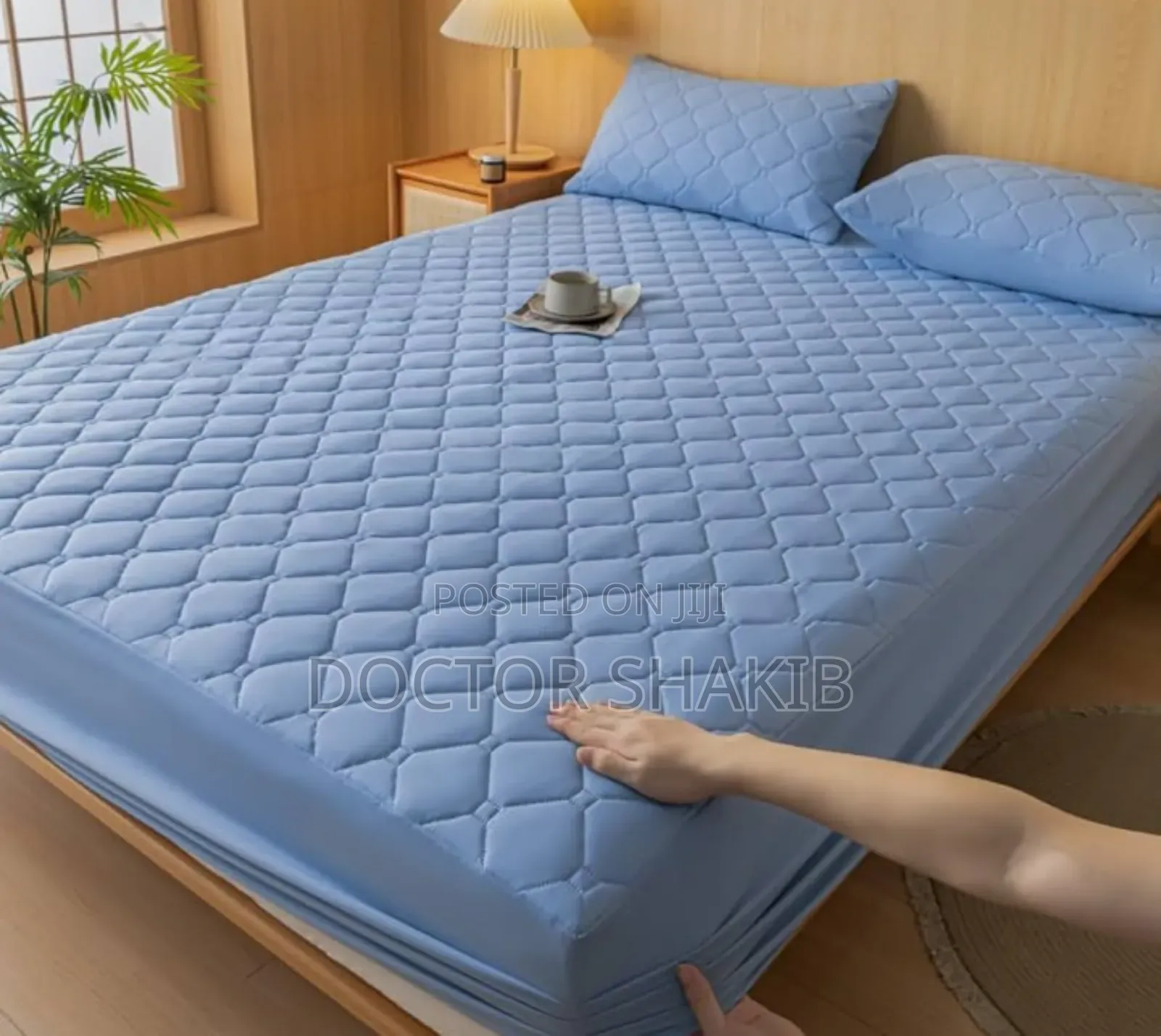 Extra Deep Pocket Fitted Mattress Cover King Size