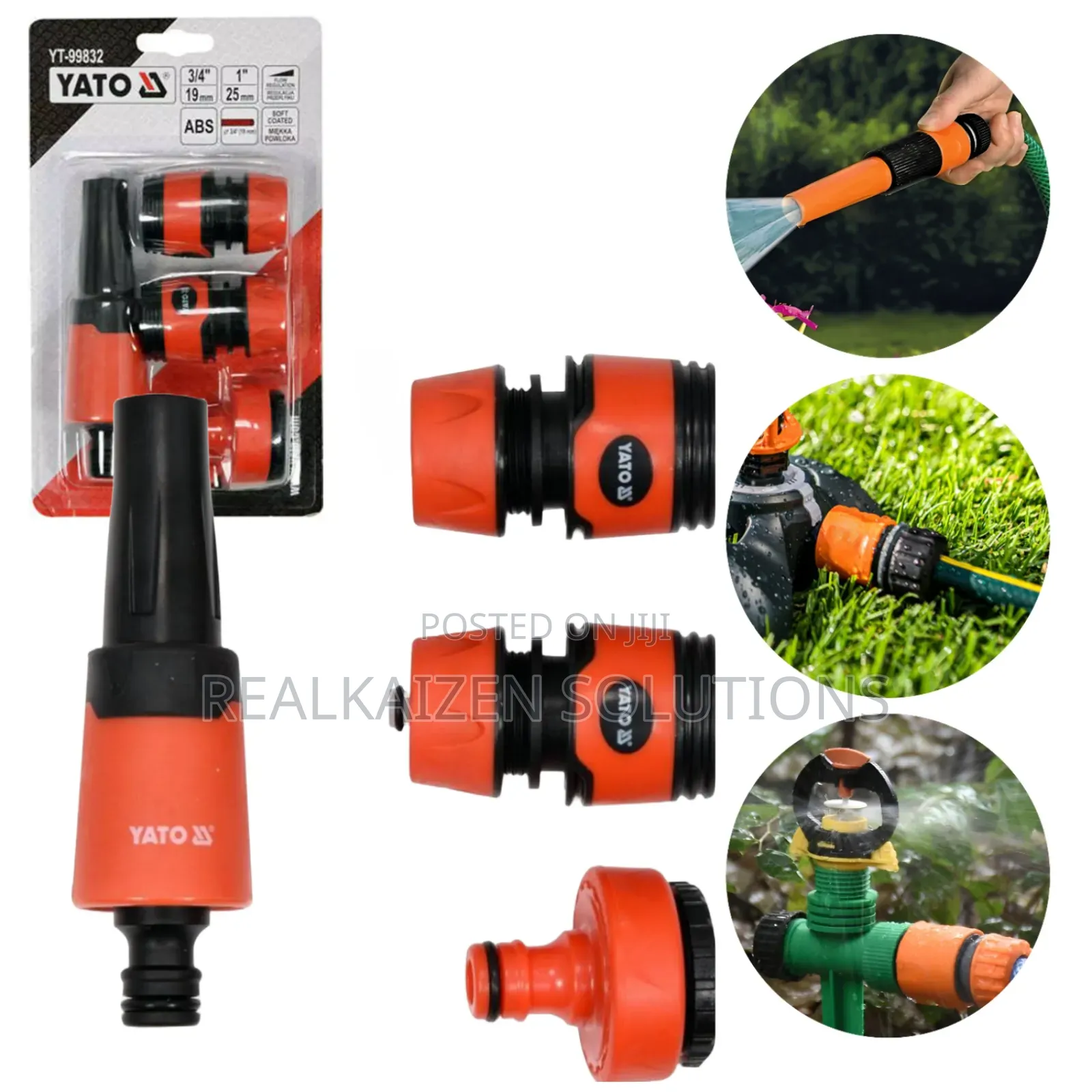 Poland YATO 3/4" Garden Sprinkler and Connectors Set