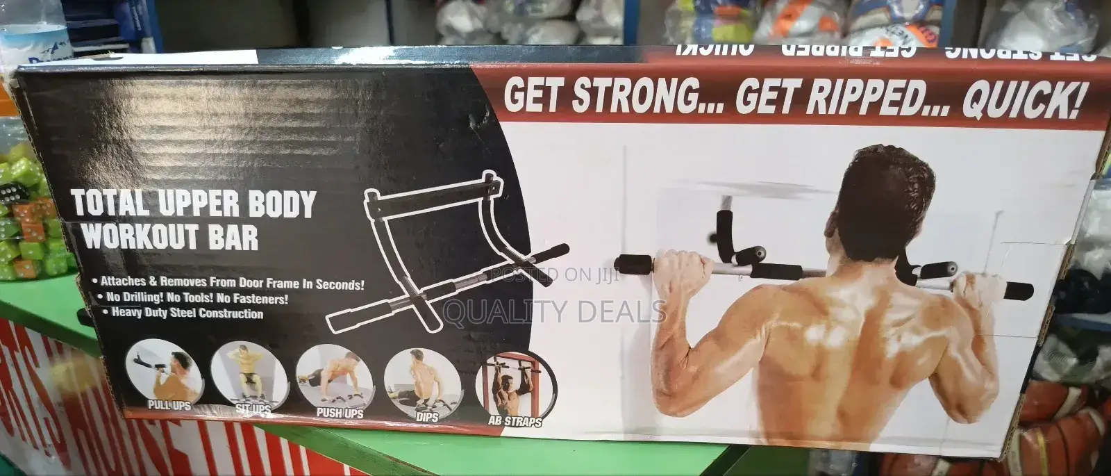 Total Iron Upper Body Workout Bar