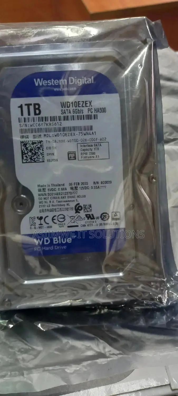 1TB Desktop Harddrive