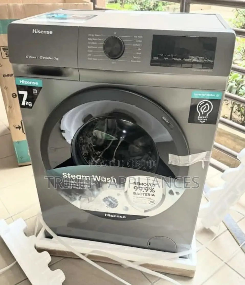 Hisense 7kg Automatic Front Load Washing Machine, Wfhv7012s