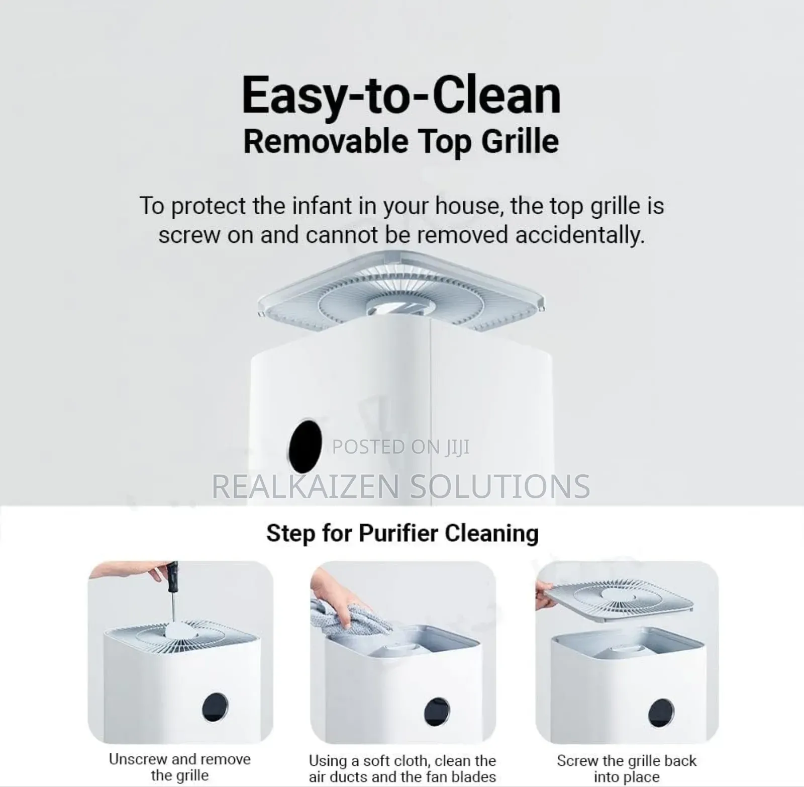 XIAOMI Mi Smart Air 4 Pro| White| 3 in 1| Air Purifier 60m2