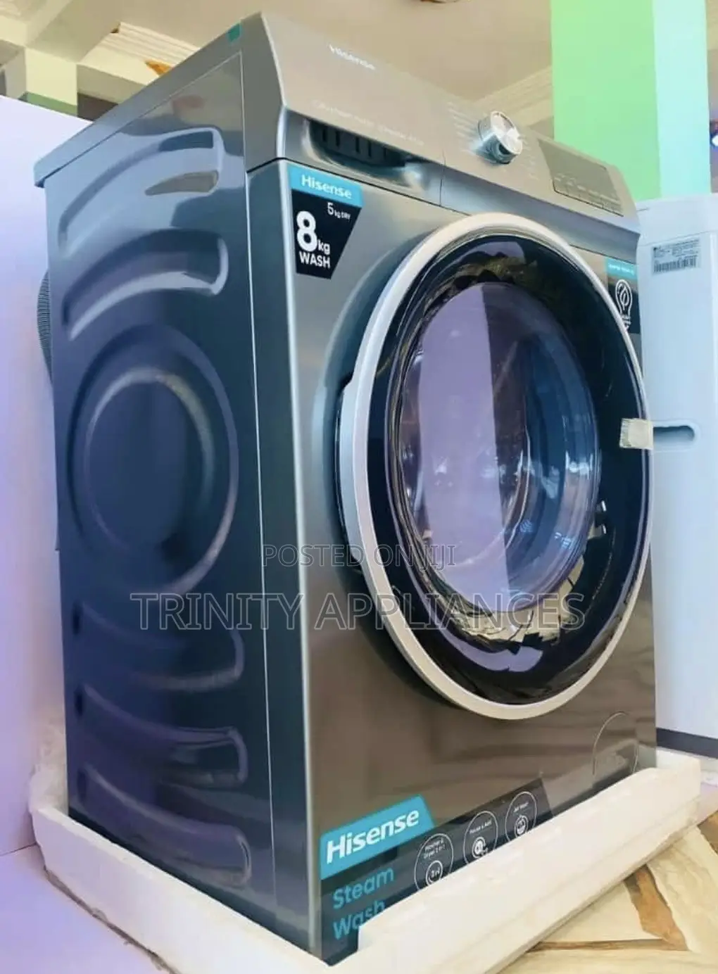Hisense 8kg Washer and 5kg Dryer Washing Machinewdqy8014evjm