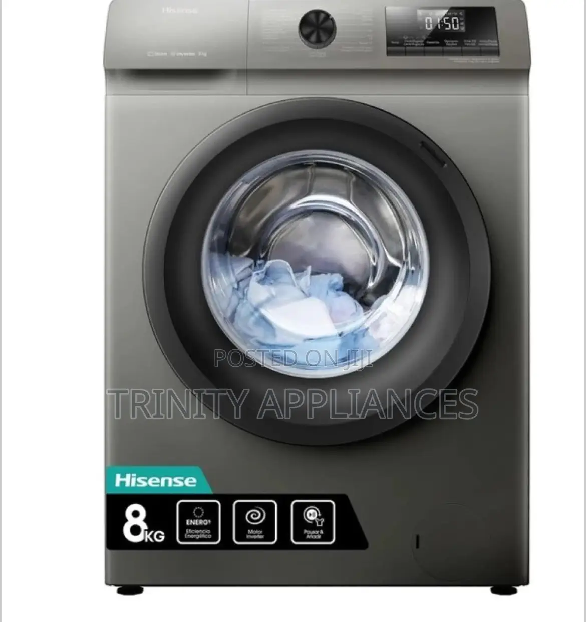 Hisense 8kg Washer and 5kg Dryer Washing Machinewdqy8014evjm