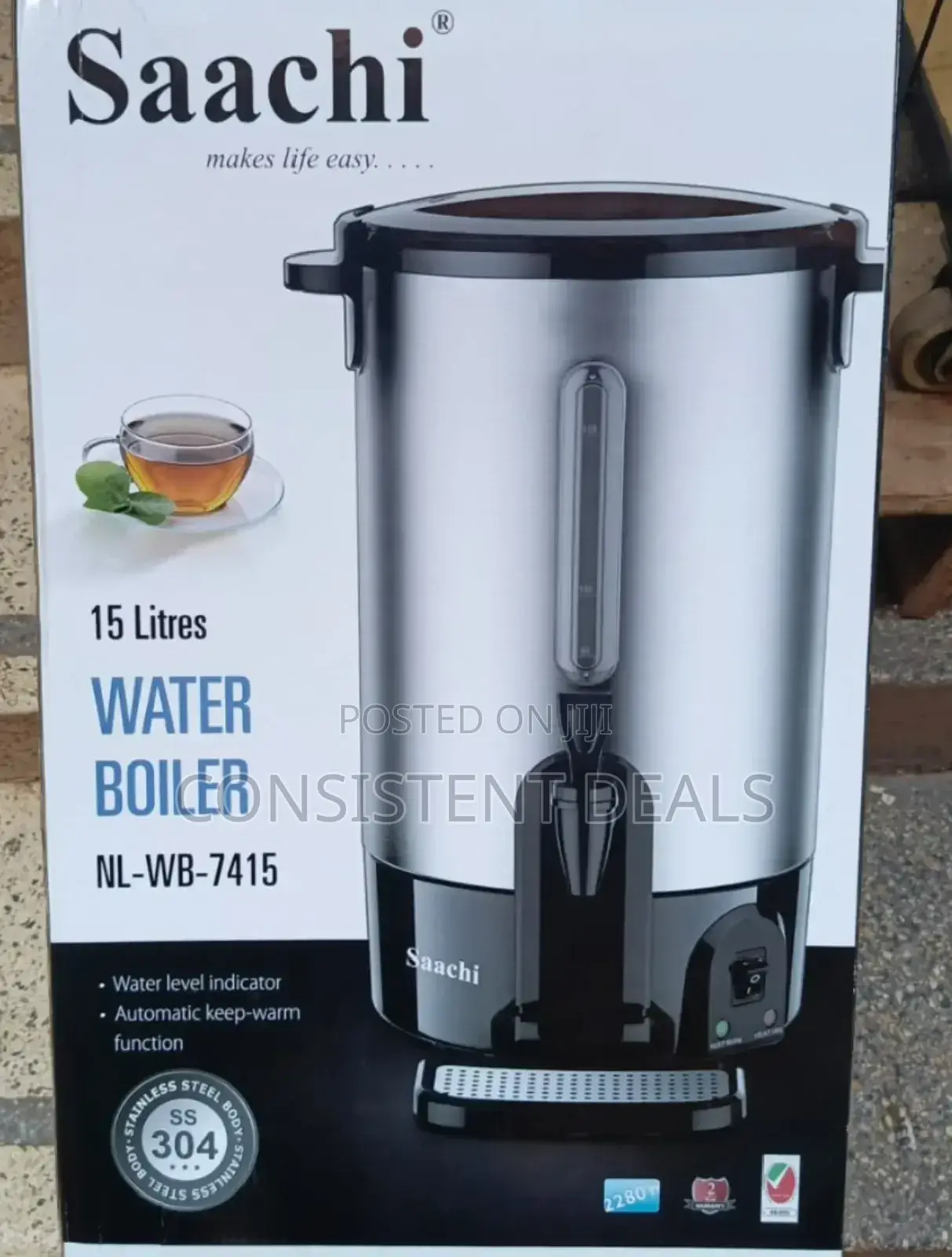 Saachi 15litre Electric Water Boiler