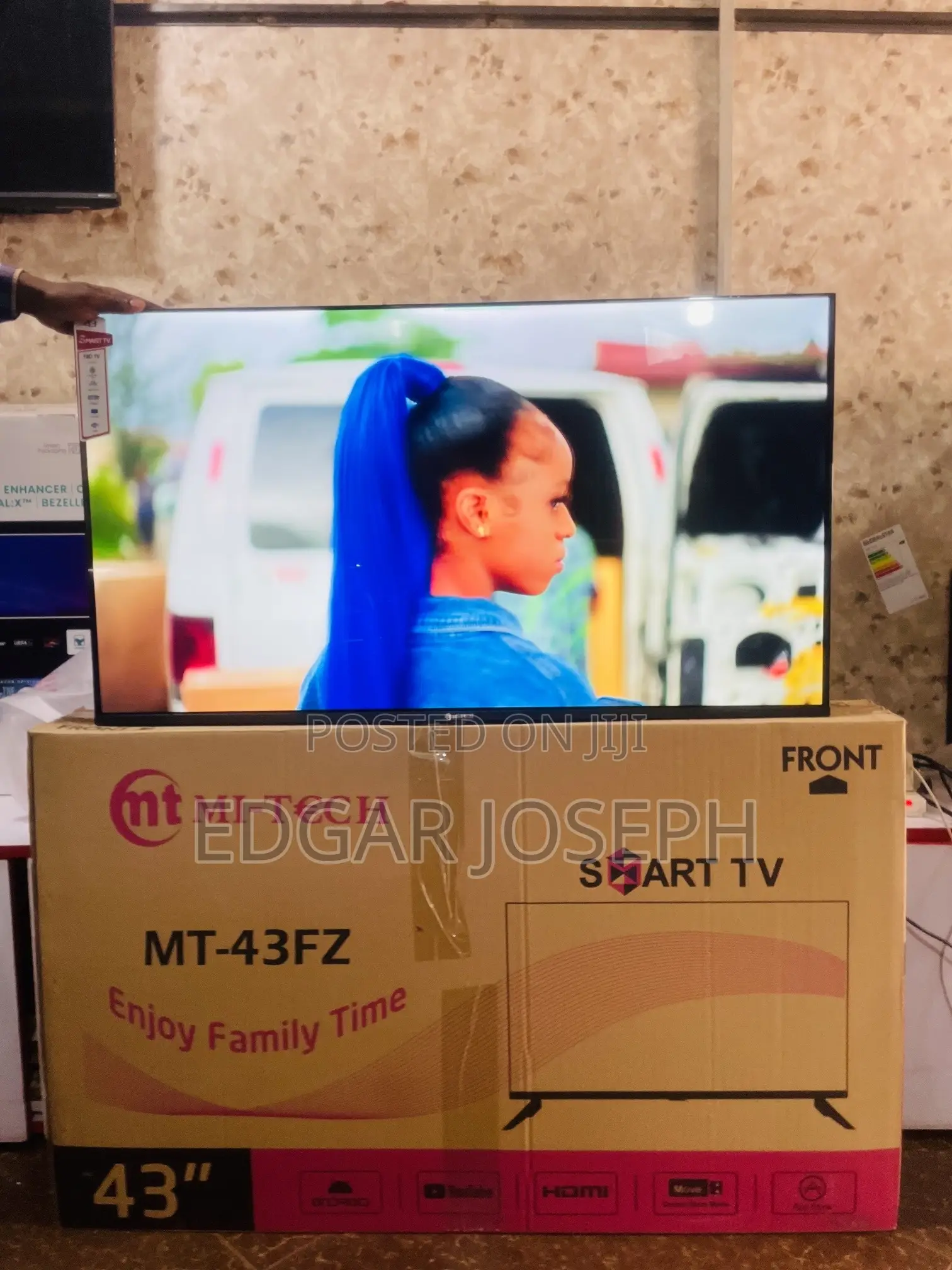 43 Tv Smart Mitech Brand.