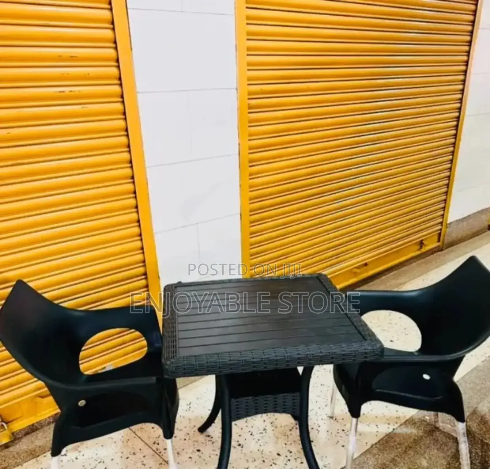 Balcony Table and 2 Chairs Plastic